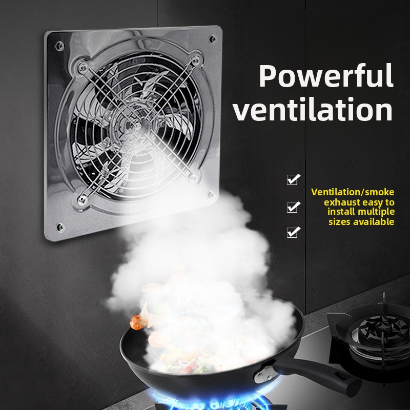 Commercial Kitchen Exhaust - 10inch Stainless Steel Kitchen Ventilator Exhaust
