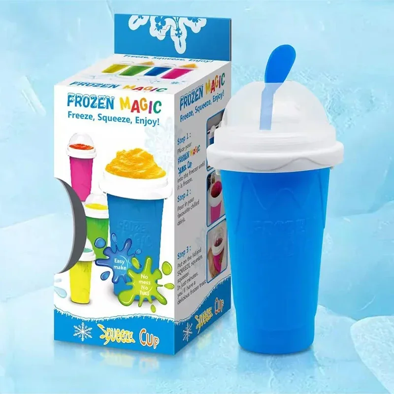 Slushy Machine - Large Capacity Quick-Frozen Slushy Maker Cup