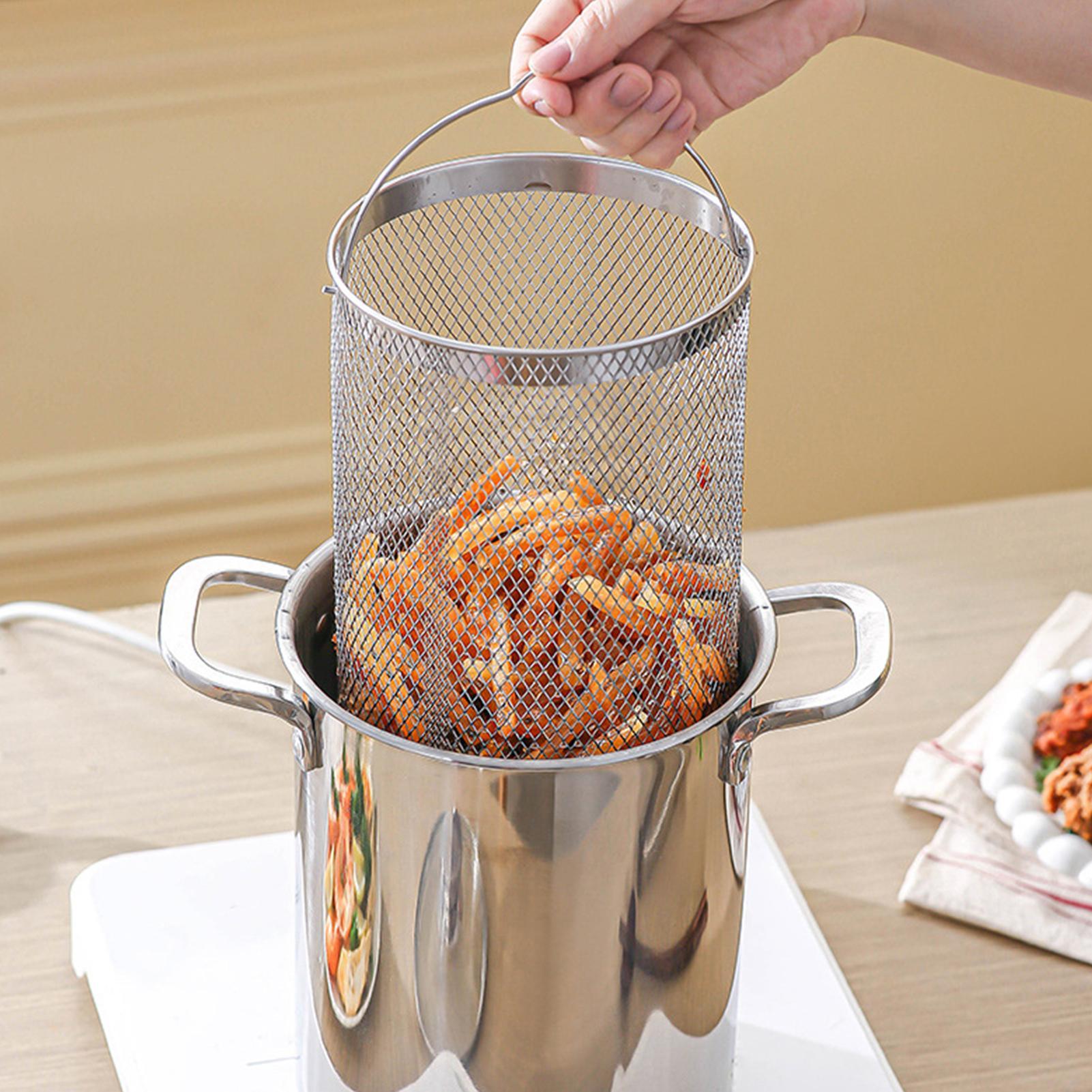 Commercial Kitchen Appliances - 4L Stainless Steel Deep Fryer Oil