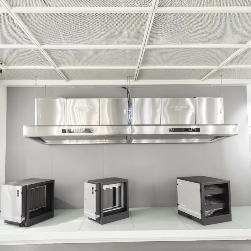 Commercial Kitchen Exhaust - Commercial Customizable 201Stainless Steel 98% Kitchen