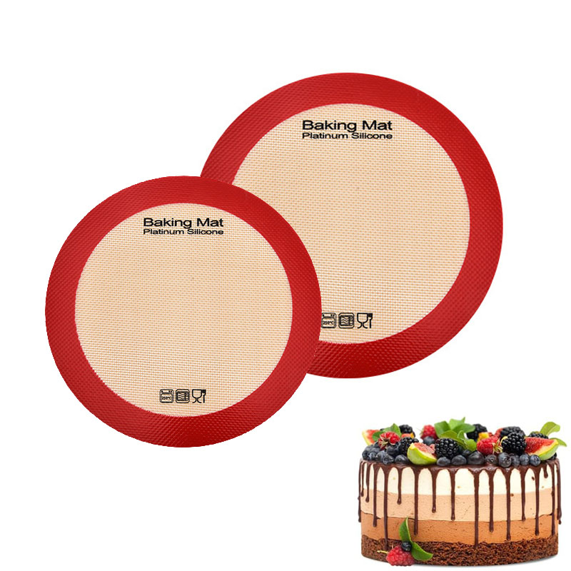 Rotary Bakery Oven - Round Silicone Baking Mat,Non-Stick Reusable Air