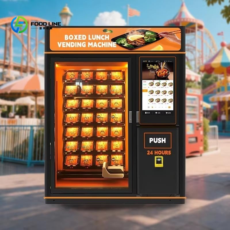 Rotary Bakery Oven - Automated Hot Food Vending Machine with