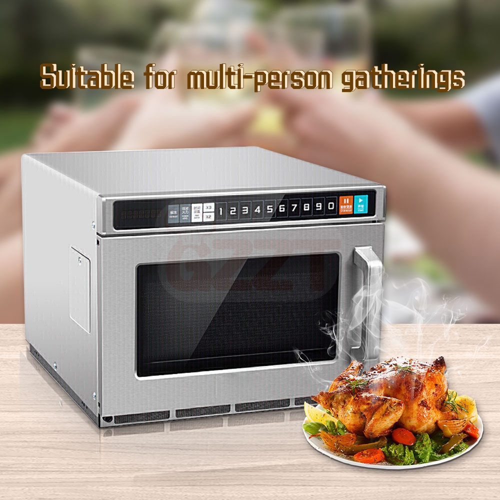 17L Large Capacity 304 Stainle - Commercial Kitchen Microwave 评论和价格