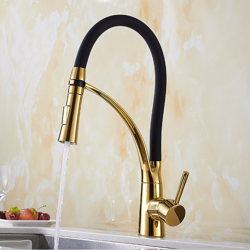 Pull Down Kitchen Faucet Solid - Commercial Kitchen Mixer Tap 评论和价格