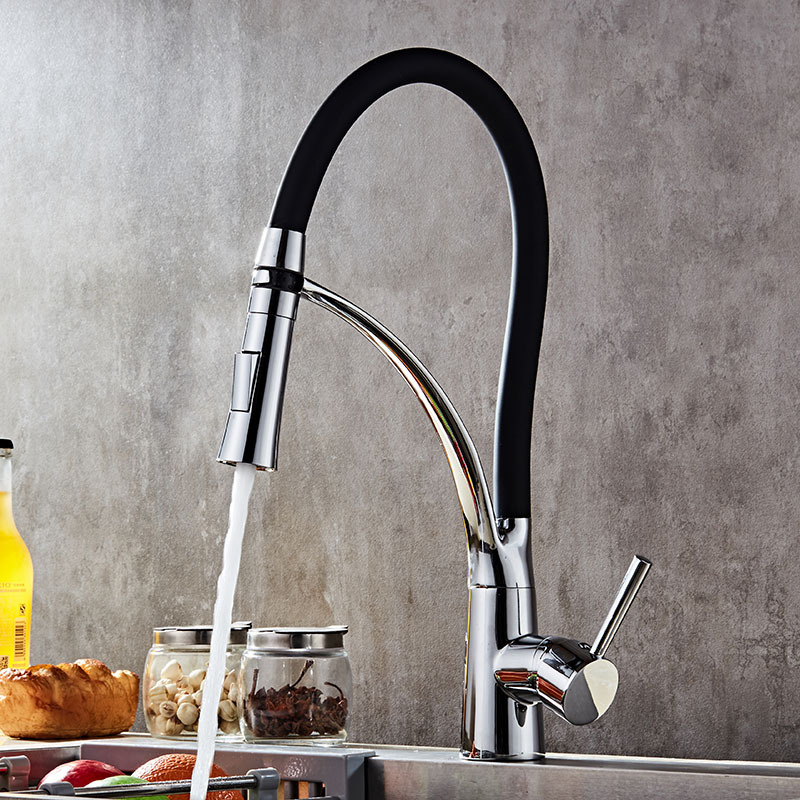 Pull Down Kitchen Faucet Solid - Commercial Kitchen Mixer Tap 评论和价格