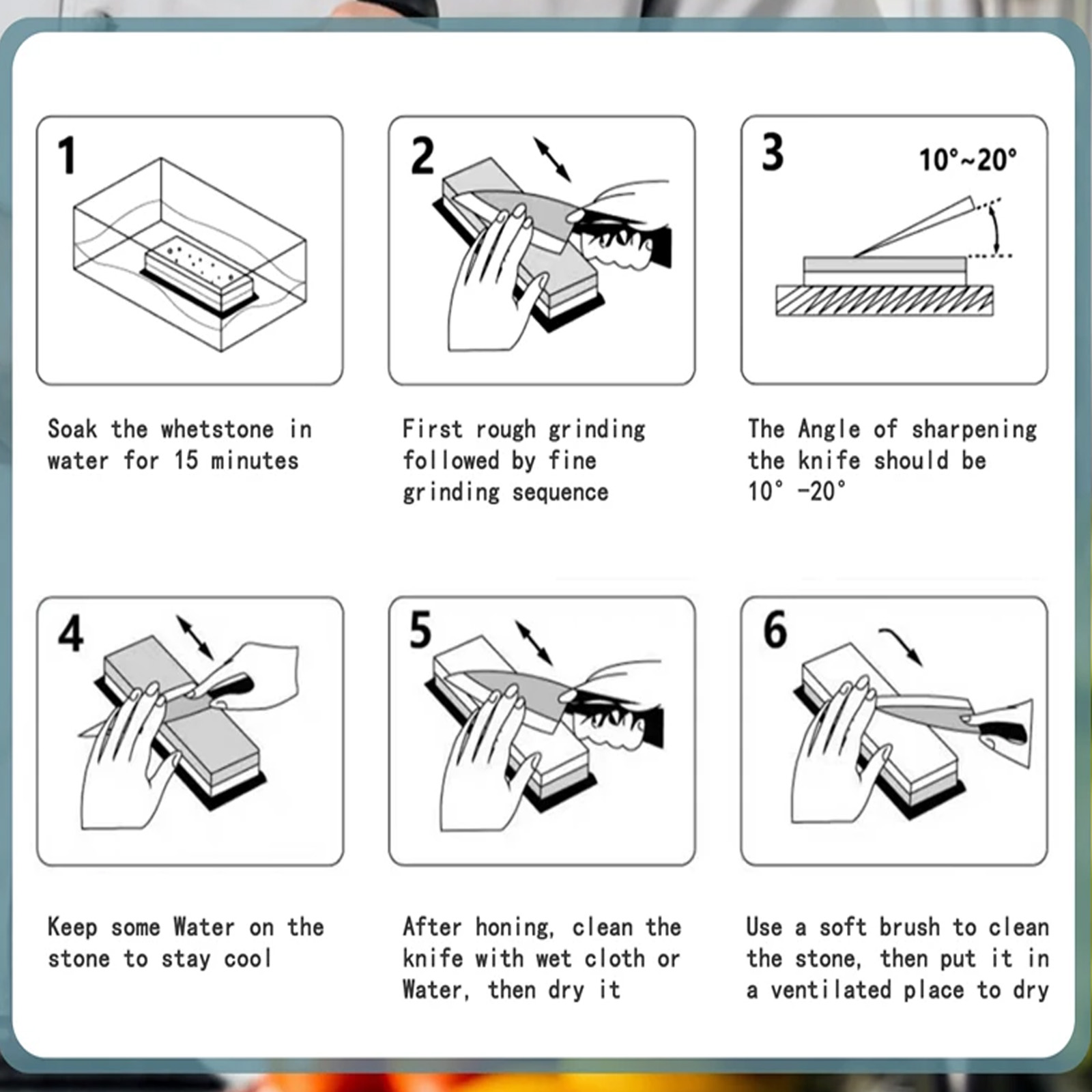 Whetstone Sharpening Stones Pr - Commercial Kitchen Knives 评论和价格