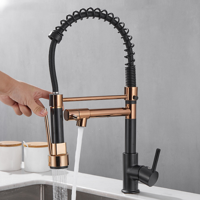 2 Mode Spring Pull Down Kitche - Commercial Kitchen Mixer Tap 评论和价格