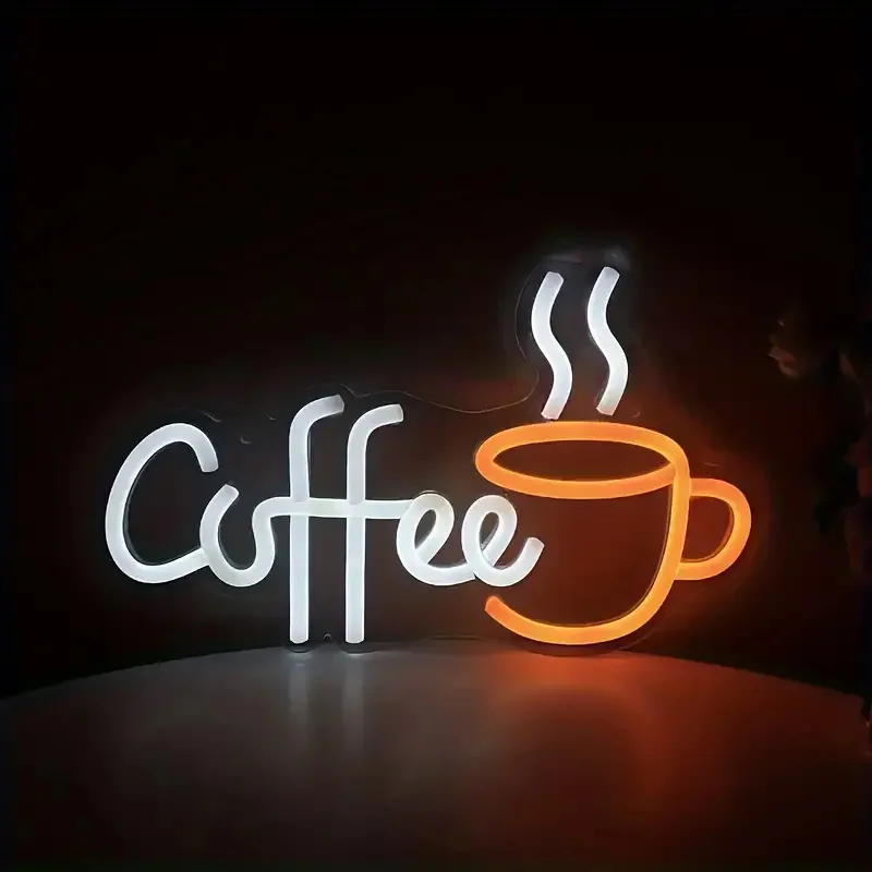 Coffee Cup Designed Neon Sign  - Commercial Kitchen Walls 评论和价格