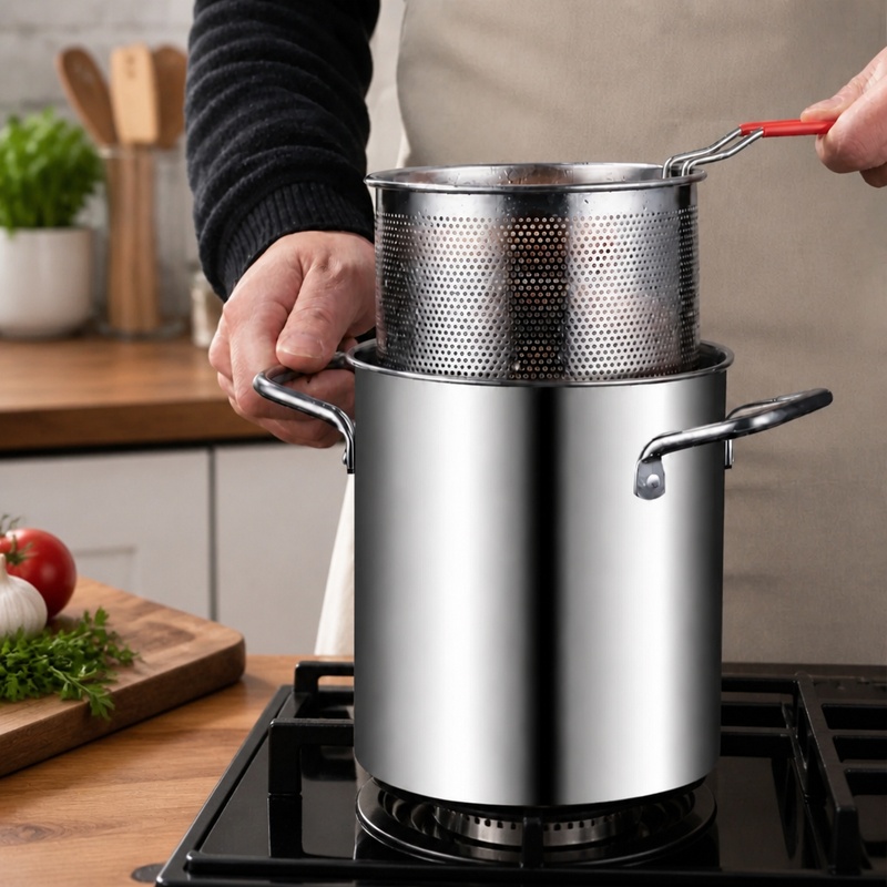 304 Stainless Steel Deep Fryer - Commercial Kitchen Appliances 评论和价格