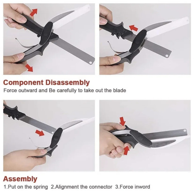 2-in-1 Stainless Steel Kitchen - Commercial Kitchen Knives 评论和价格