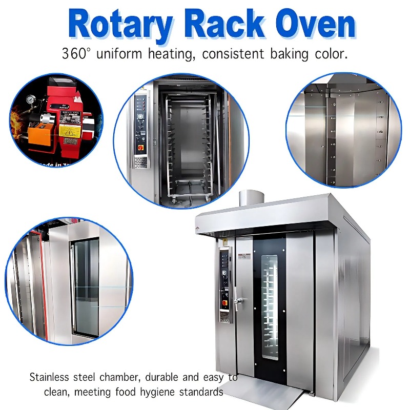 High Quality Bread Bakery Mach - Rotary Bakery Oven 评论和价格