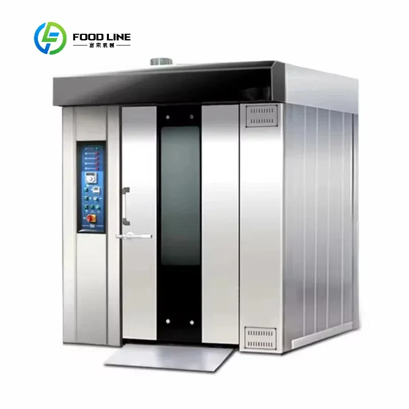 FL 12 16 32 64 Trays Commercia - Rotary Bakery Oven 评论和价格