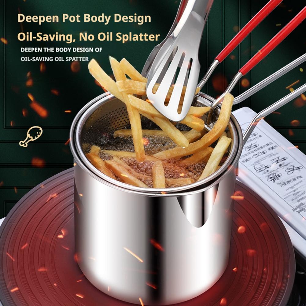 Stainless Steel Deep Fryer Pot - Commercial Kitchen Appliances 评论和价格