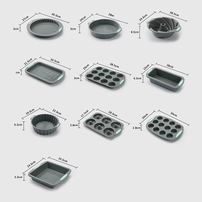 Silicone Fluted Cake Pans Non- - Rotary Bakery Oven 评论和价格